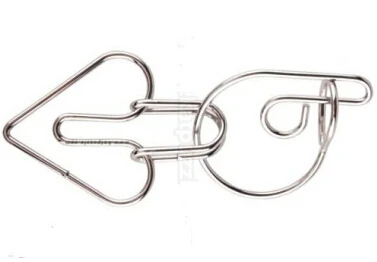 

Challenging Heart-shaped IQ Metal Wire Puzzle Game for Adults Kids