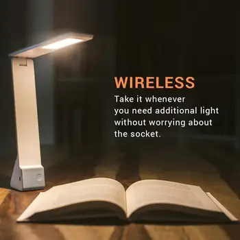 

Foldable USB 3 Modes Desk Lamps Rechargeable LED Desks Table Lamp Adjustable intensity Reading Light Touch Switch Desk Lamps