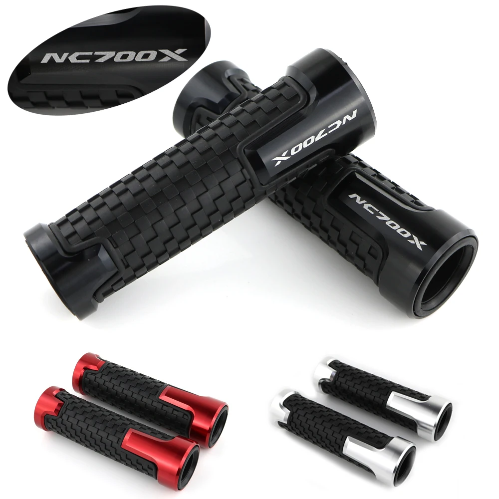 

CNC Accessories None-Slip Rubber Racing Motorcycle Handle Handlebar Hand Bar Grip For Honda NC700X