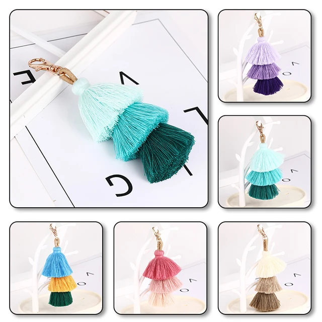 tassel bag charm