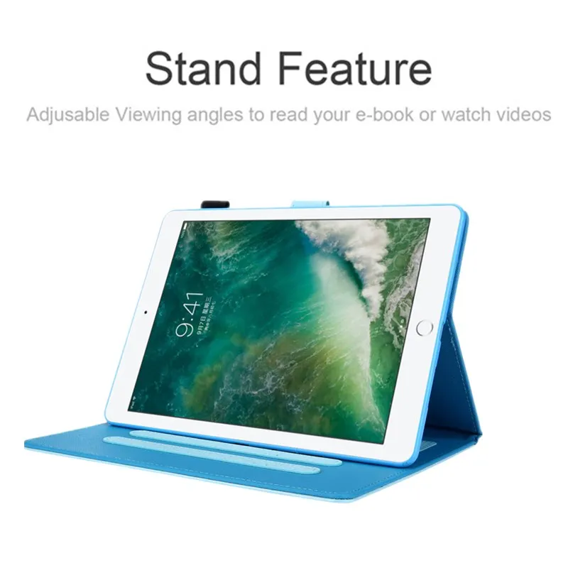 Роскошный модный Чехол для ipad чехол 9,7 Air 2 Чехол из искусственной кожи Стенд Обложка сна для ipad Pro Mini 9,7 ''чехол Funda