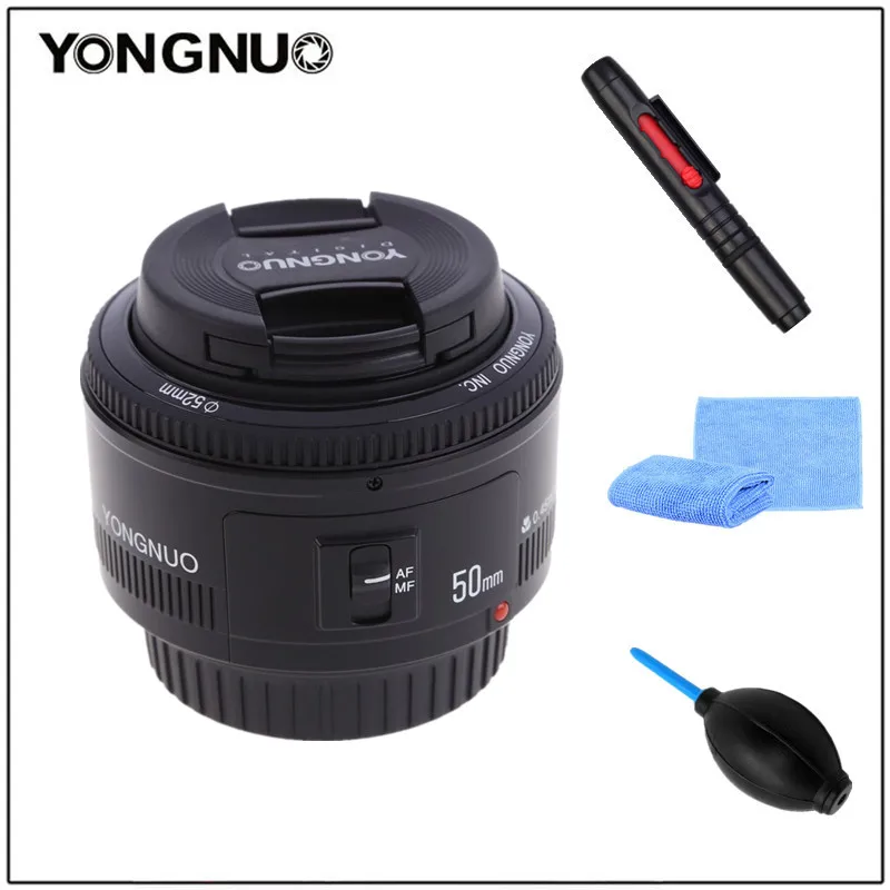 YONGNUO 50mm YN50MM F1.8 large aperture auto focus lens EF AF/MF For Canon EOS 600D 550D 70D 700D 750D 1100D 1200D 1300D 200D