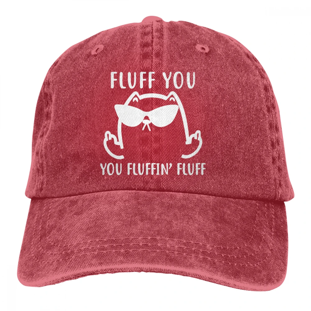 Пух вы флуффин пух Casquette темно-синий унисекс Мужские Женские джинсовые бейсболка с ремешком кепки Регулируемый Гольф папа шляпа