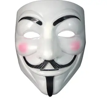 

V Mask Masquerade Masks For Vendetta Anonymous Valentine Ball Party Decoration Full Face Halloween Super Scary Party Mask