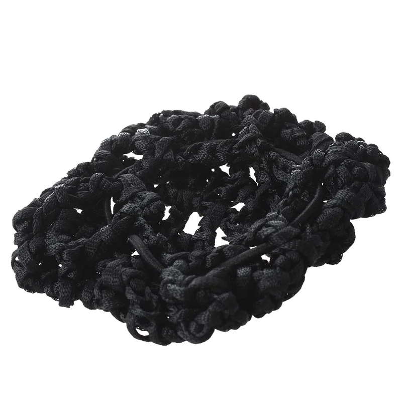 Cover chignon's dancing and skating girls' black hair net, 2 pcss