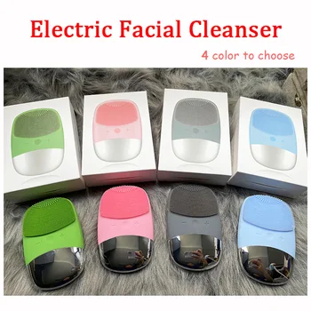 

Vibrating Electric Facial Cleansing Brush Luna Mini 2 Silicone Sonic Face Cleanser Blackhead Remover Face Washing Massage Brush