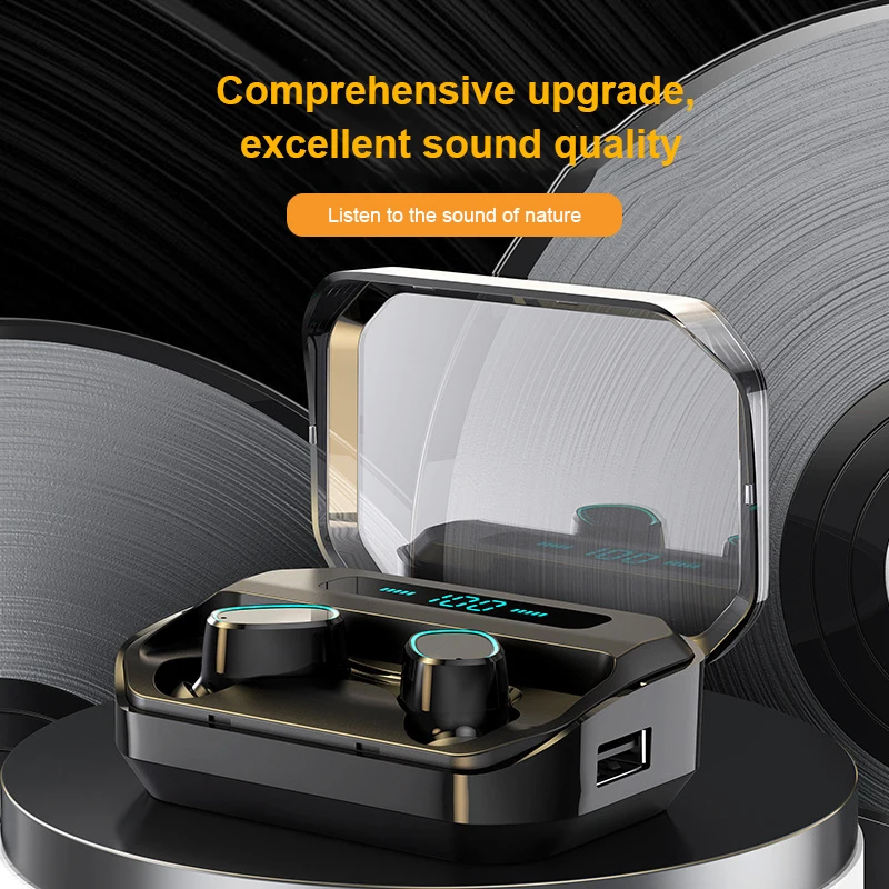 Bluetooth earphone Bluetooth Earbuds For Iphone Samsung Android Wireless Earphone For IPX5 WaterProof Earphones Headphone