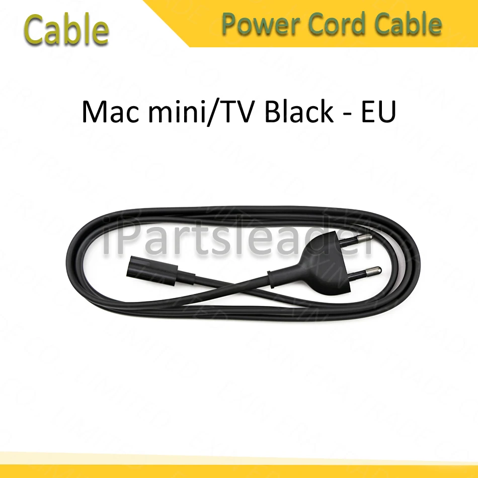 Кабель питания черный для Mac Mini Apple TV европейского стандарта шнур переменного