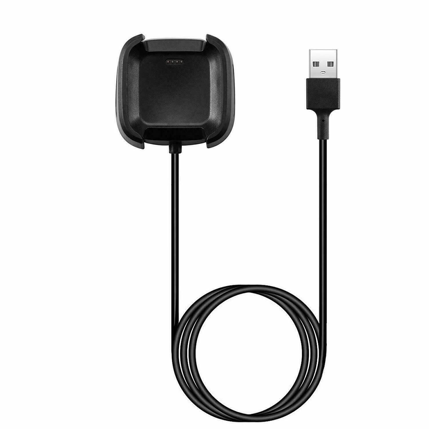 2 шт./компл. Смарт-часы зарядка через usb крэдл станция Мощность Зарядное устройство Док-станция Подставка Для Fitbit Versa-1 шт