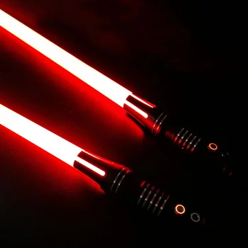 

100 CM Cosplay Lightsaber USB Recharging Jedi Knight RGB Color The Force Duel Metal Lightsword With Sound Effect Luminous Toys