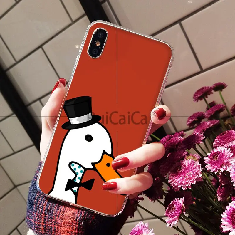 Super cute cartoon duck goose