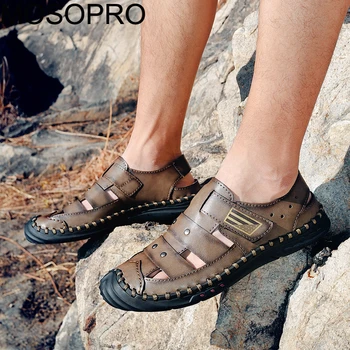 

MOSOPRO Sandals Men Shoes Outdoor Sneakers Antiskid Trekking Men Sneaker Walking Shoes Breathable Sport Sneakers 38-48 FJT36