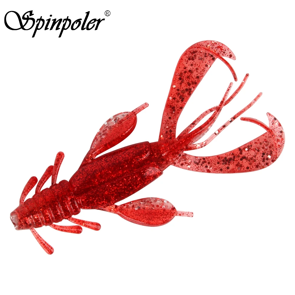Spinpoler 5 шт. 10 3 см 4 г мягкие креветки приманки Искусственные Силиконовые Мягкие Worm