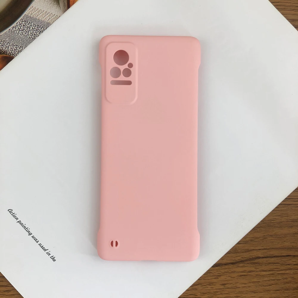 Rahmenloses, mattes Gehäuse in Bonbonfarbe für Xiaomi Civi 5G, schlanke, harte PC-Stoßstangenabdeckung_voghion.com