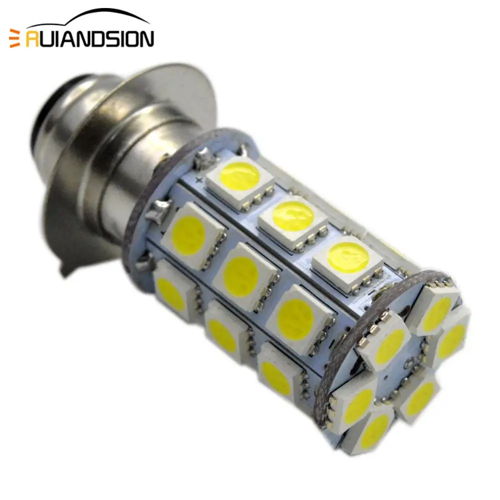 Motorcycle Headlight P15D H6M 27smd 5050 High/Low Light Moto Motorbike LED Fog Light Daytime Running Light 6V 12V 4300K 6000k