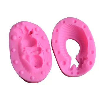

Silicone mold starfish Crown girl cake chocolate 3d mold diy soap candle mold