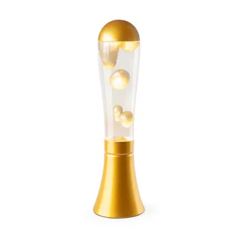 

Balvi Lava Lamp Magma Color golden Washes Bulb included Aluminum/crystal 45cm