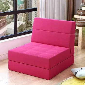 

Creative Single Lazy Sofa Single Folding Bed Recliner Personality Cute Tatami Sofa European Modern Sofa