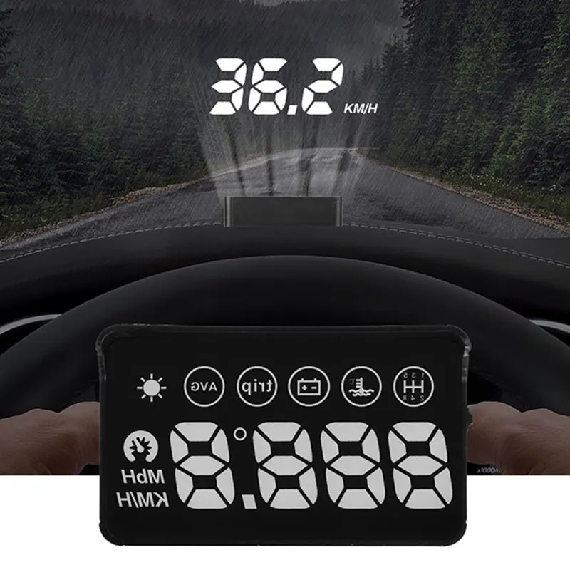 HUD Dashboard HUD Дисплей портативный HUD Дисплей навигационный проекционный 12 В светодиодный экран универсальный