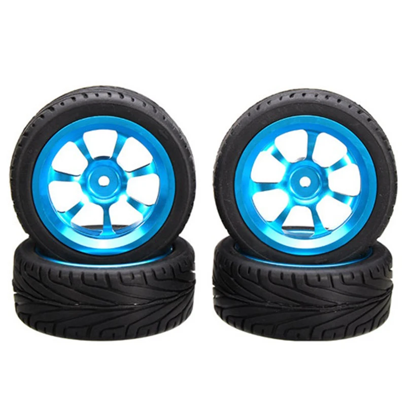 

4Pcs Alloy Rims&Tires Rc Car Wheels for 1/18 Wl Toys A949 A959 A969 A979 K929 A959-B A969-B A979-B K929-B