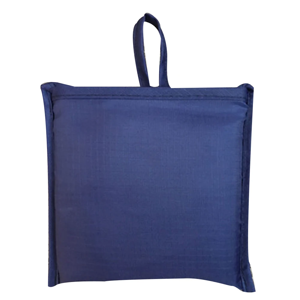 Navy Blue Складная сумка для покупок из ткани Оксфорд, водонепроницаемая многоразовая сумка для хранения фруктов и продуктов LT88 - Цвет: Navy Blue