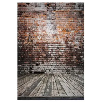 

1.5*2.1M Photography Studio Vintage Brick Wall Backdrop Seamless Surface Without Reflective Foldable Photo Background Cloth