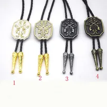 Американский кожаный и цинковый сплав галстук для мужчин Свадебный модный подарок