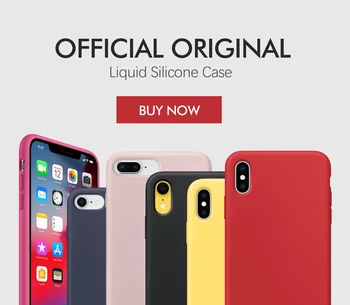 

Top quality official original liquid silicone phone case for iPhone 11 series Xs Max series 7 8 Plus back cover