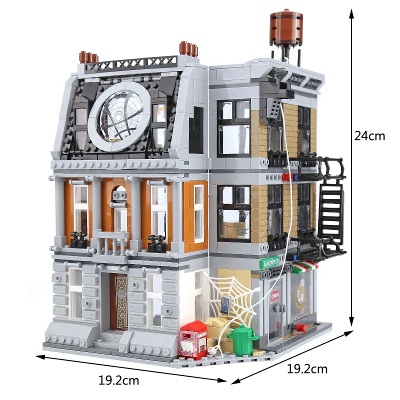 Preise Lepinblocks 07107 Avengers Marvel DC legoingly Super Hero Sanctum Sanctorum Showdown Bausteine Ziegel Spielzeug Kompatibel 76108