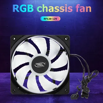 

RF-120 Super Silent Customizable RGB LED PWM Control Computer Case Cooling Fan 120mm