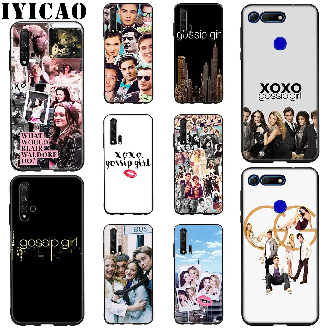 Мягкий силиконовый чехол IL18 Gossip Girl для телефона Huawei Honor View 20 30 V30 9X 7A Pro 20S Note 10 9 8 Lite 8C