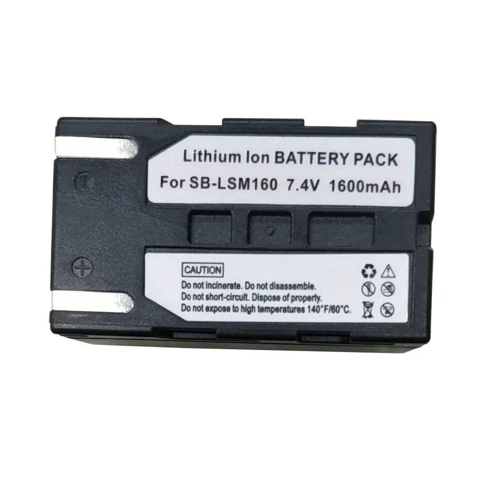 4 шт. 1600 мА/ч, LSM-160 SB-LSM160 LSM 160 SB LSM160 Камера Батарея для SAMSUNG SC-D351 VP-D351 VP-D351I VP-D352