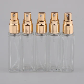 

5pcs Glass Empty Refillable Travel Spray Bottles Perfume Bottle Cosmetic Jar