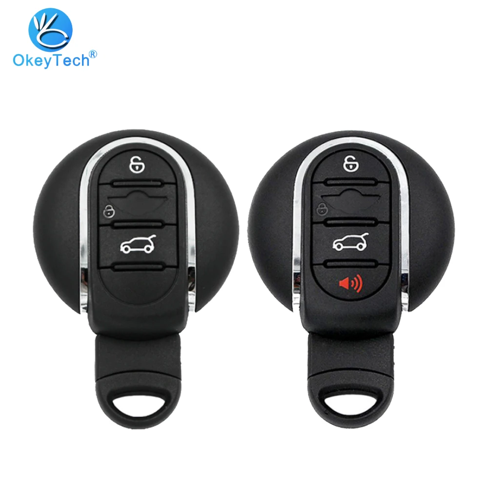 donor Verrijken sociaal OkeyTech for Bmw Mini Cooper R56 Car Key Shell Fob Replacement Cover Case  Housing 2 3 Button Insert Uncut Blank Emergency Blade|Car Key| - AliExpress