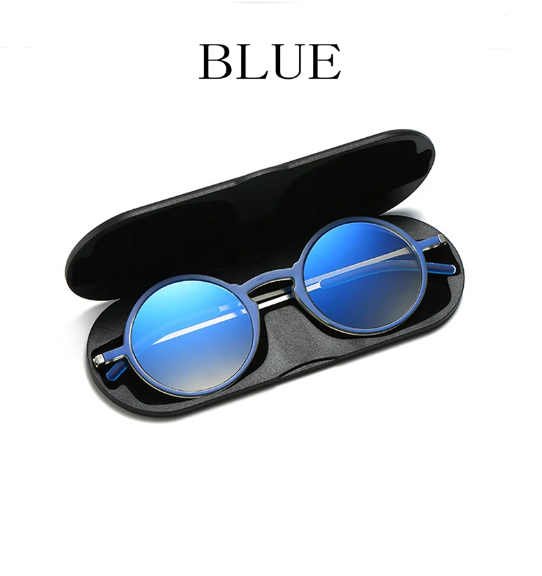 Kann Blume Rahmen Weibliche Grad Gläser Anti-blau Licht männer Lesebrille Mit Fall Brillen Rahmen frauen óculos de grau + 4 – Detail 9