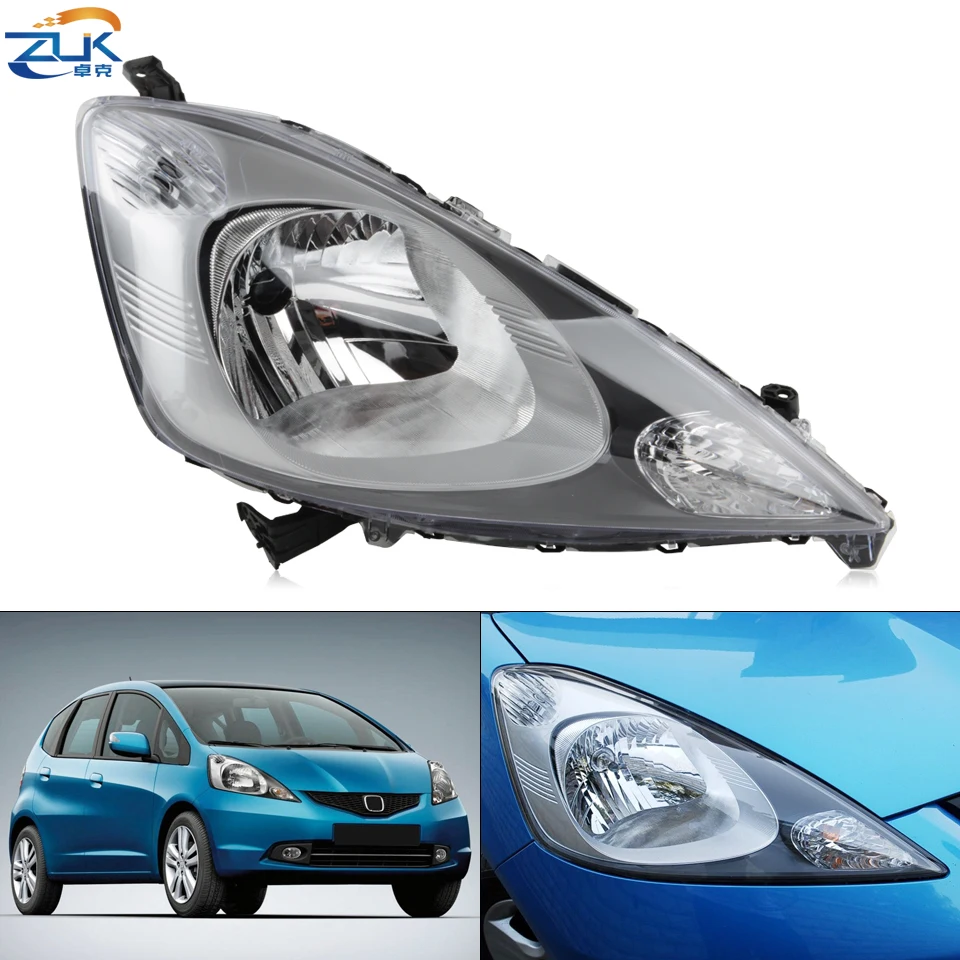 ZUK передний бампер автомобиля головной светильник лампы для HONDA FIT JAZZ 2009 2010 2011 GE6 GE8