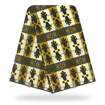 

Ankara Nigerian Real Wax Print Nigeria 100% Cotton African wax print Fabric High Quality for women Wedding Party dress