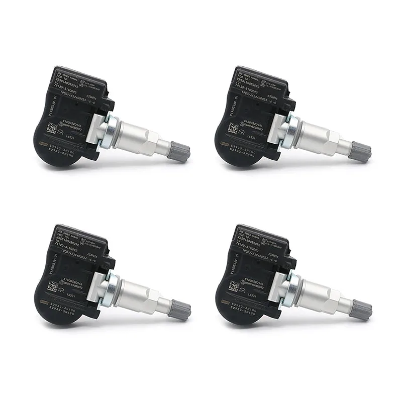 4 шт. TPMS датчик давления в шинах 52933-3N100 52933-2M650 для Kia Sorento hyundai Accent Genesis Coupe 529332M650