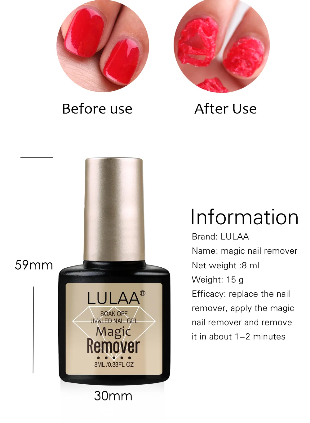 Lulaa Профессиональный 2/4/7 шт набор для полировки ногтей взрыв эмаль Remover Замочить ногтей набор чистящих средств для инструмент для росписи ногтей высокое качество