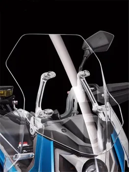 

Front Motorcycle Windshield Windscreen Wind Deflectors For CFMOTO CF650-3 650MT Clear High Quality ABS Plastic