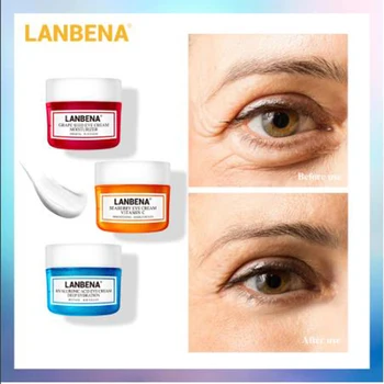 

LANBENA Eye Cream Hyaluronic Acid Grape Seed Seaberry Moisturizing Anti-Wrinkle Anti Aging Ageless Dark Circle Firming Eye Serum