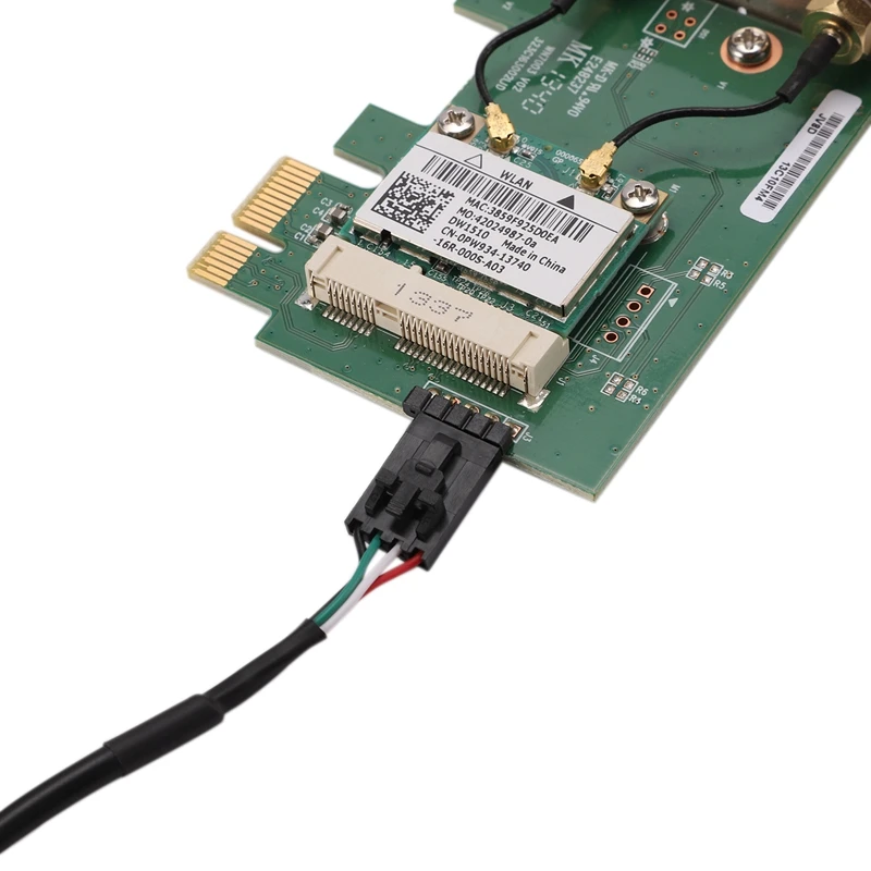 BCM94322HM8L DW1510 Двухдиапазонная 300 м 802.11A/B/G/N 2,4/5 г настольная Wi-Fi WLAN карта с 2 антеннами для Win XP/7/8/MAC OS/Hackintos