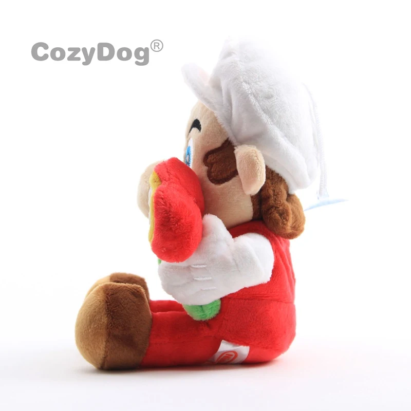 18 см огненный Mario с ледяной цветок плюшевые куклы игрушки фигурка Марио серии мягкие куклы мультфильм Аниме Мягкие игрушки для детей подарок для мальчиков