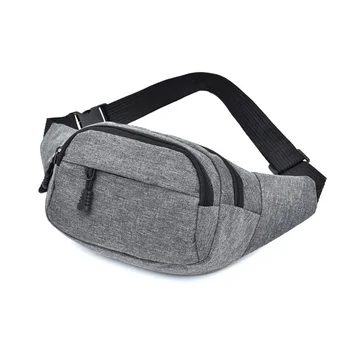 

Unisex Women Waist Pocket Waterproof Oxford Cloth Outdoor Sports Mobile Phone Chest Sling Chest Bag