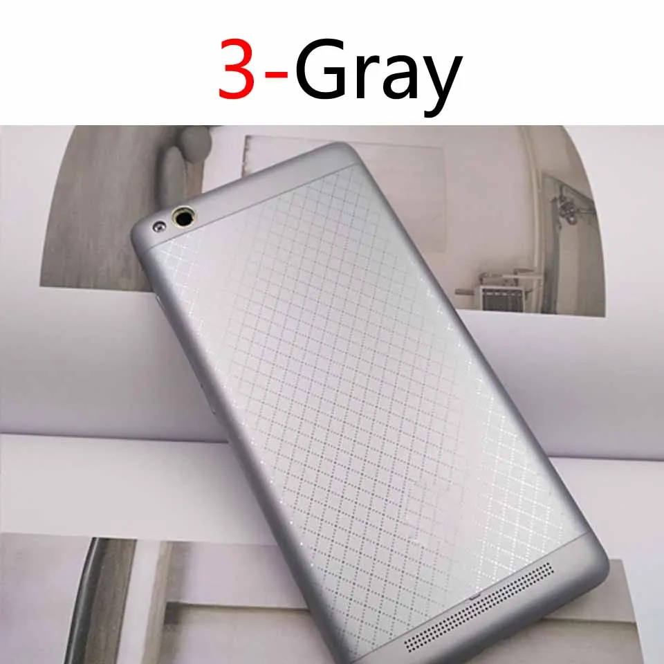 3-Gray-No tool 3S задняя крышка батарейного отсека для Xiaomi Redmi 3 задняя крышка батарейного отсека чехол на заднюю крышку для Redmi 3S Замена корпуса КОРПУСА - Цвет: 3-Gray-No tool