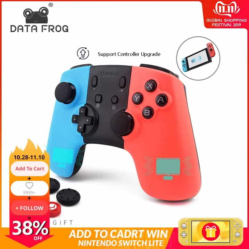 

DATA FROG Game Controller For Nintendo Switch Controller Wireless Gamepad For PC Switch Controller Bluetooth Joystick