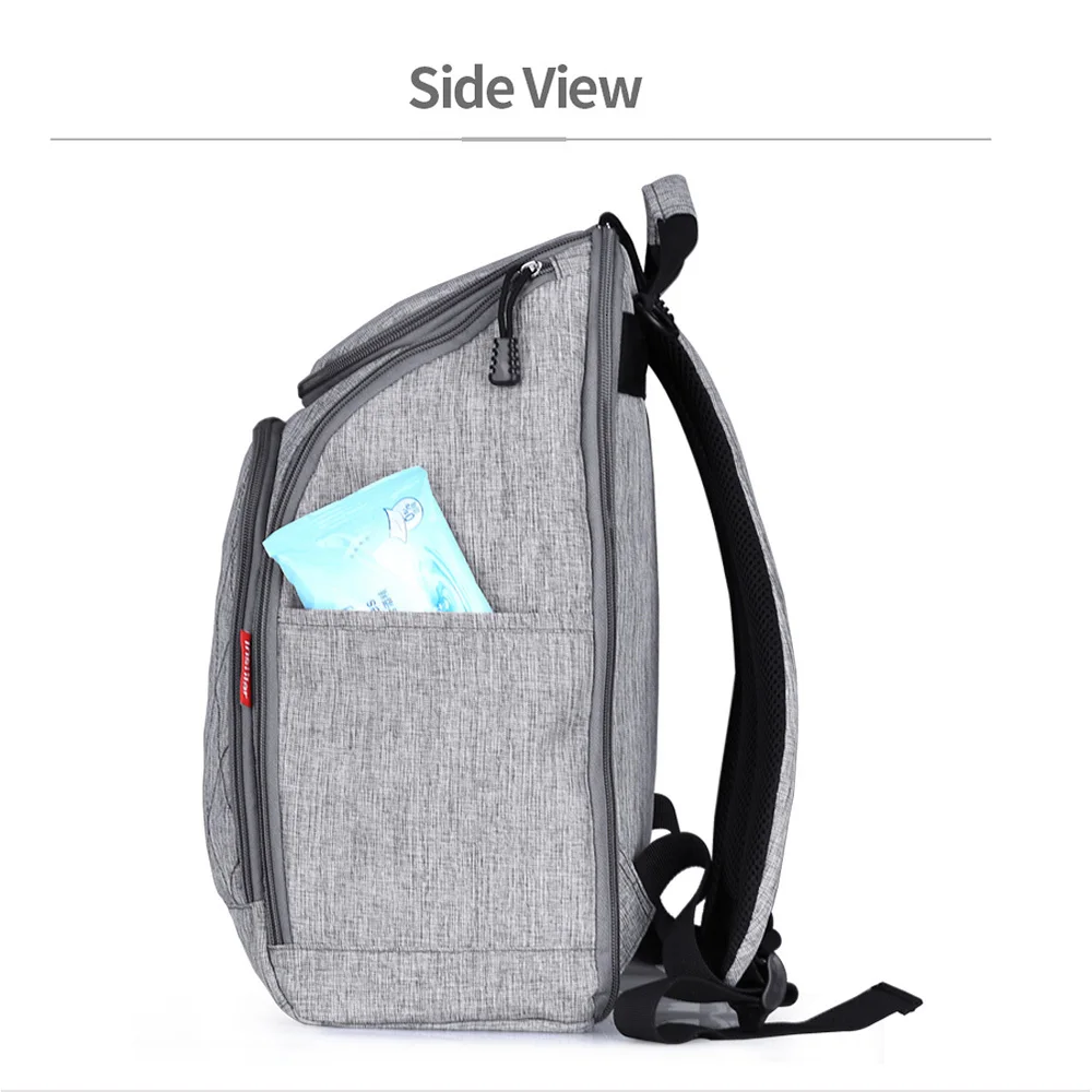 Новая сумка для подгузников, модный рюкзак для мам, многофункциональная коляска большой емкости, водонепроницаемые детские сумки, сумка
