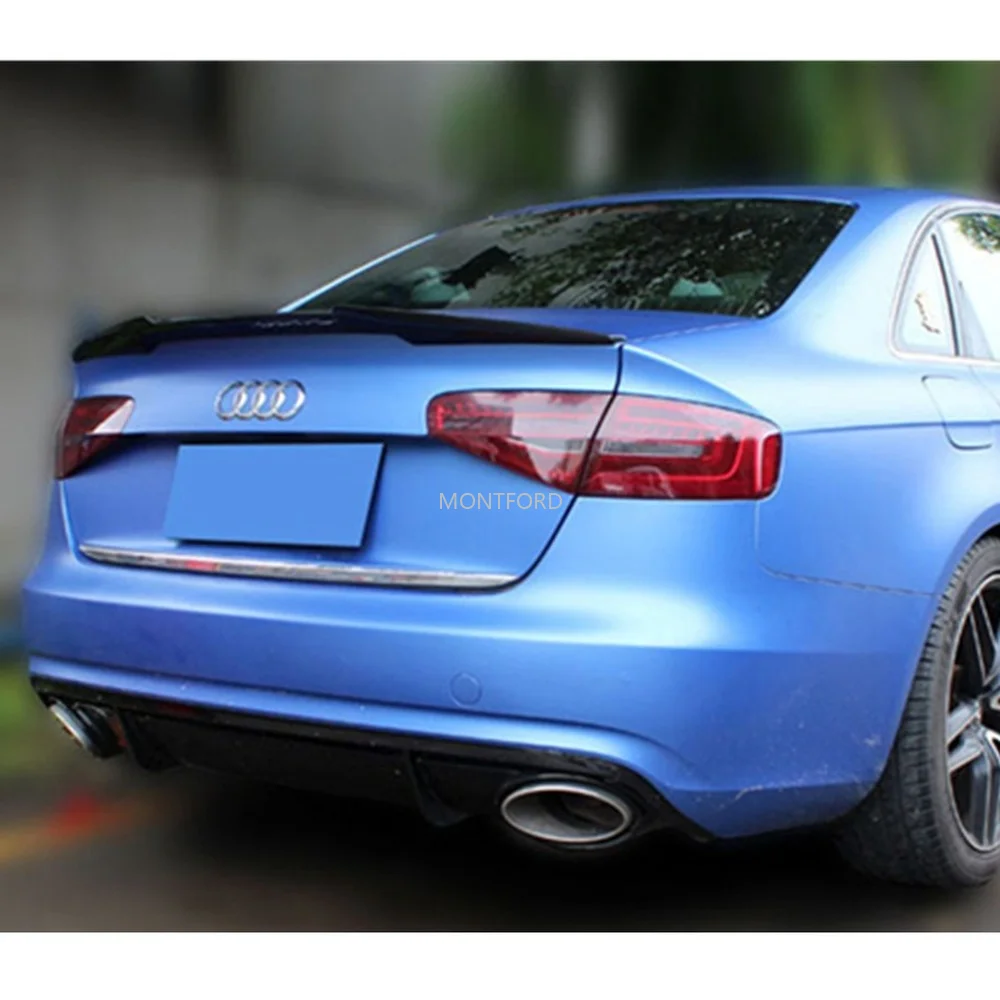 Para Audi A4 S4 B8 2009 2010 2011 2012 2013 2014 2015 2016 PSM Tilo Alerón Trasero Del Maletero Tapa Del Techo Accorios Exterior - AliExprs
