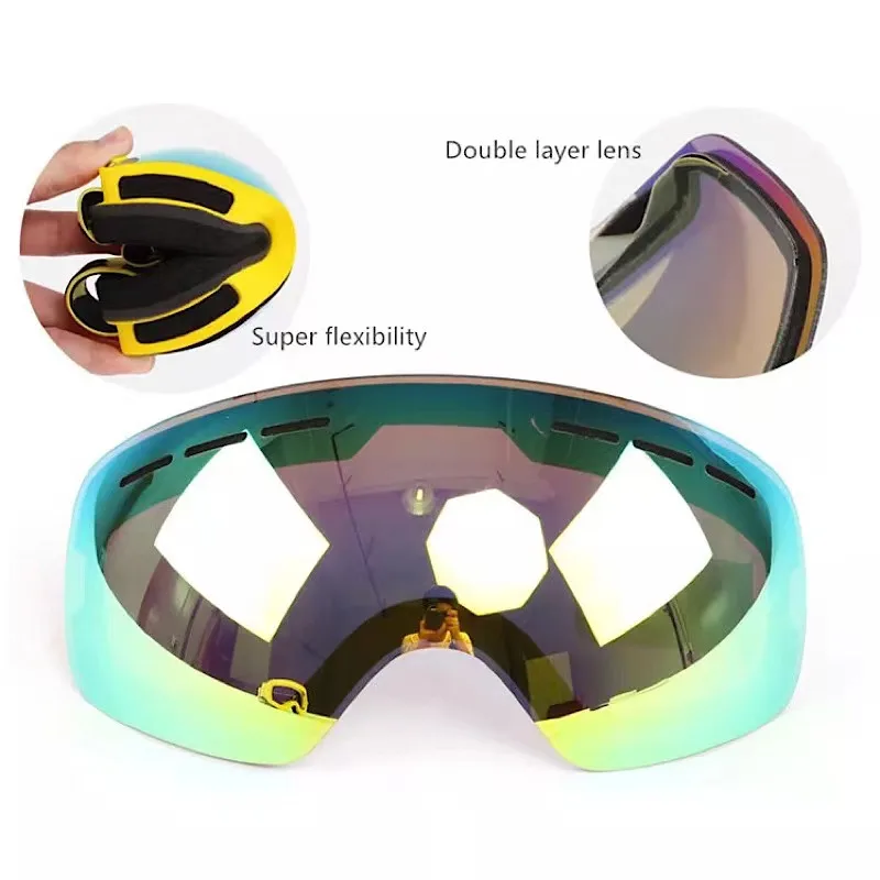 NAKED Optics The NOVA Masque De Ski Homme, Lunettes De Ski Femme, Masque De Snowboard (NOVA Birdy, Sans Verre Mauvais Temps