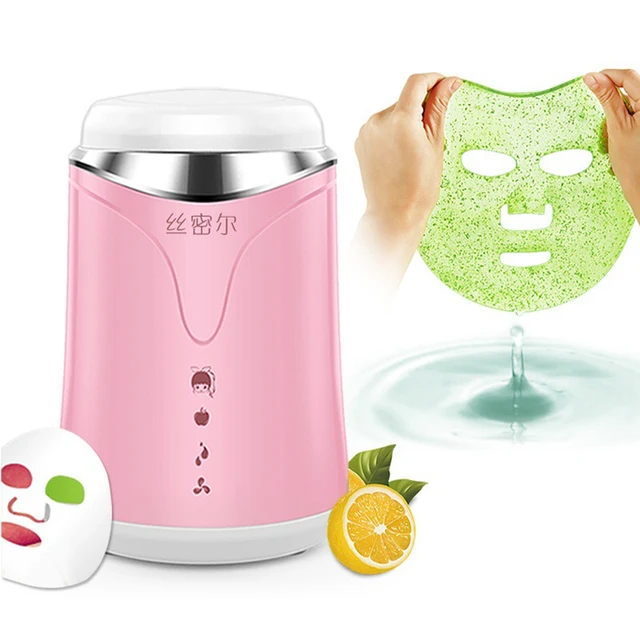 US $46.20  Fruit Face Mask Machine Maker Automatic DIY Natural Vegetable Facial Skin Care Tool With Collagen B
